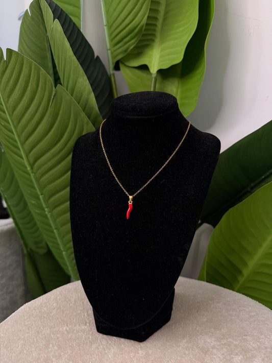 Collana gold corno