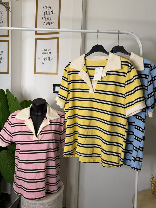 Polo mezza manica oversize 9777