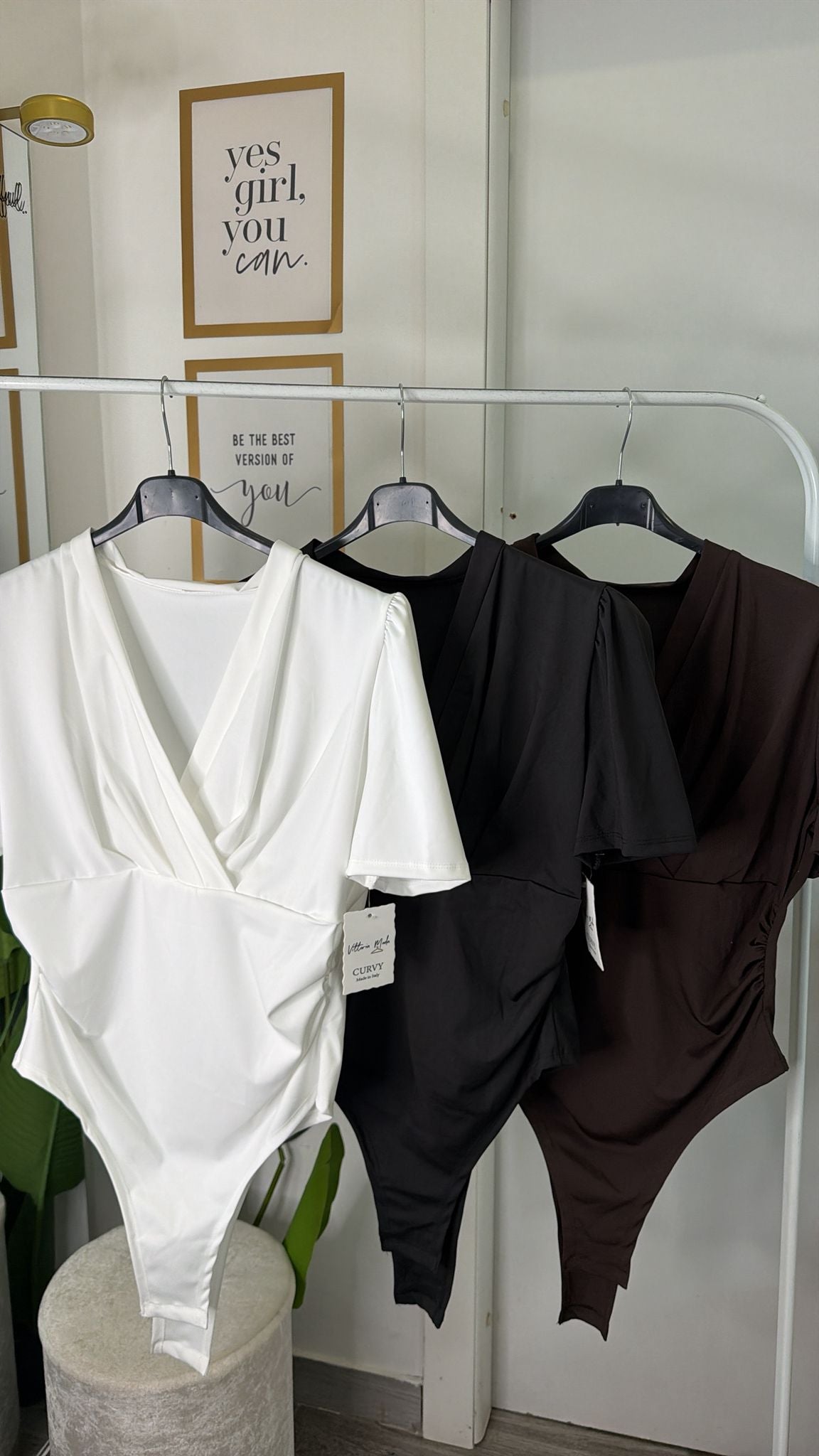 Body mezza manica curvy