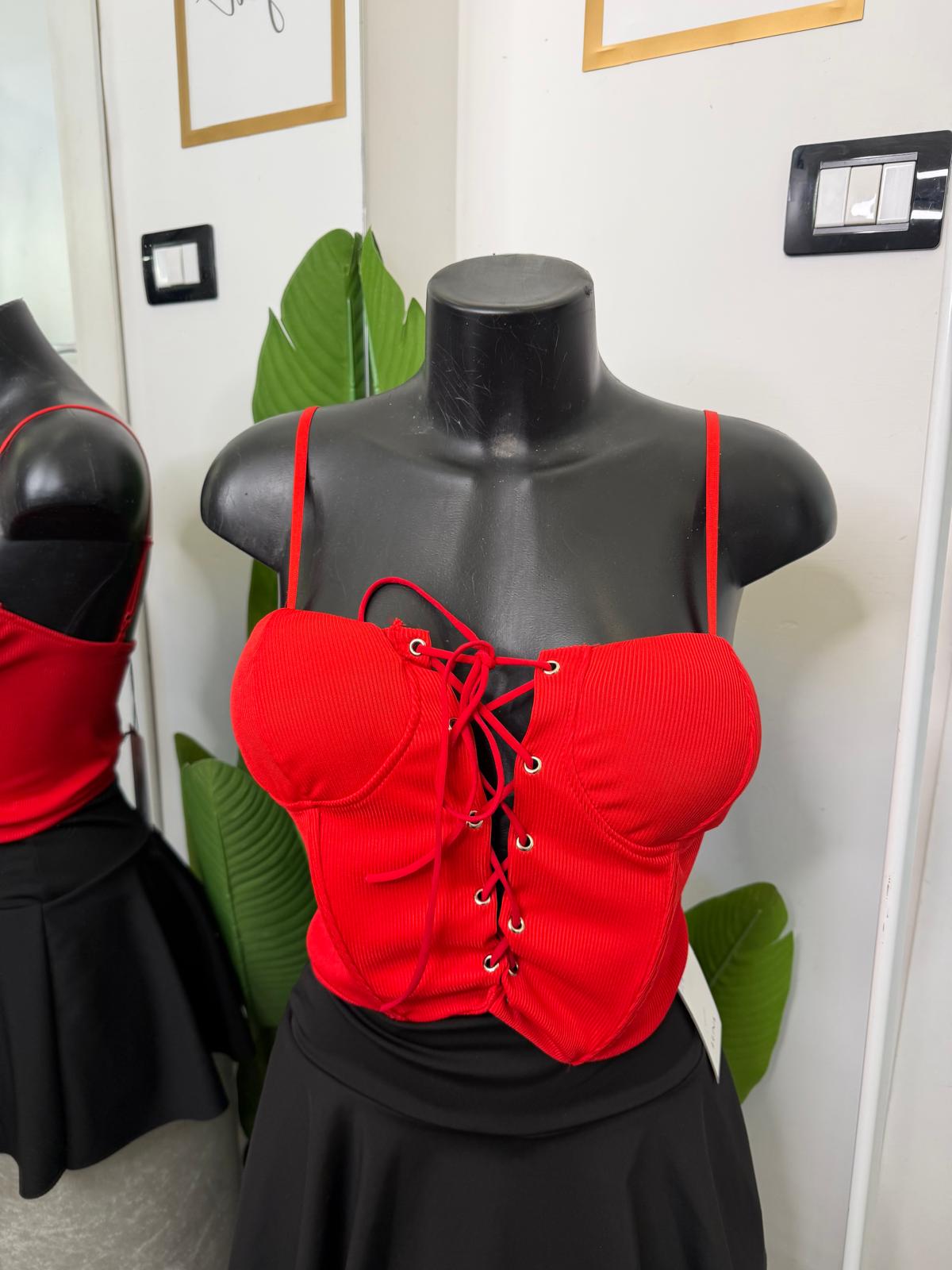 Top costina modello bustino 38691