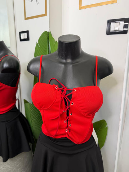 Top costina modello bustino 38691