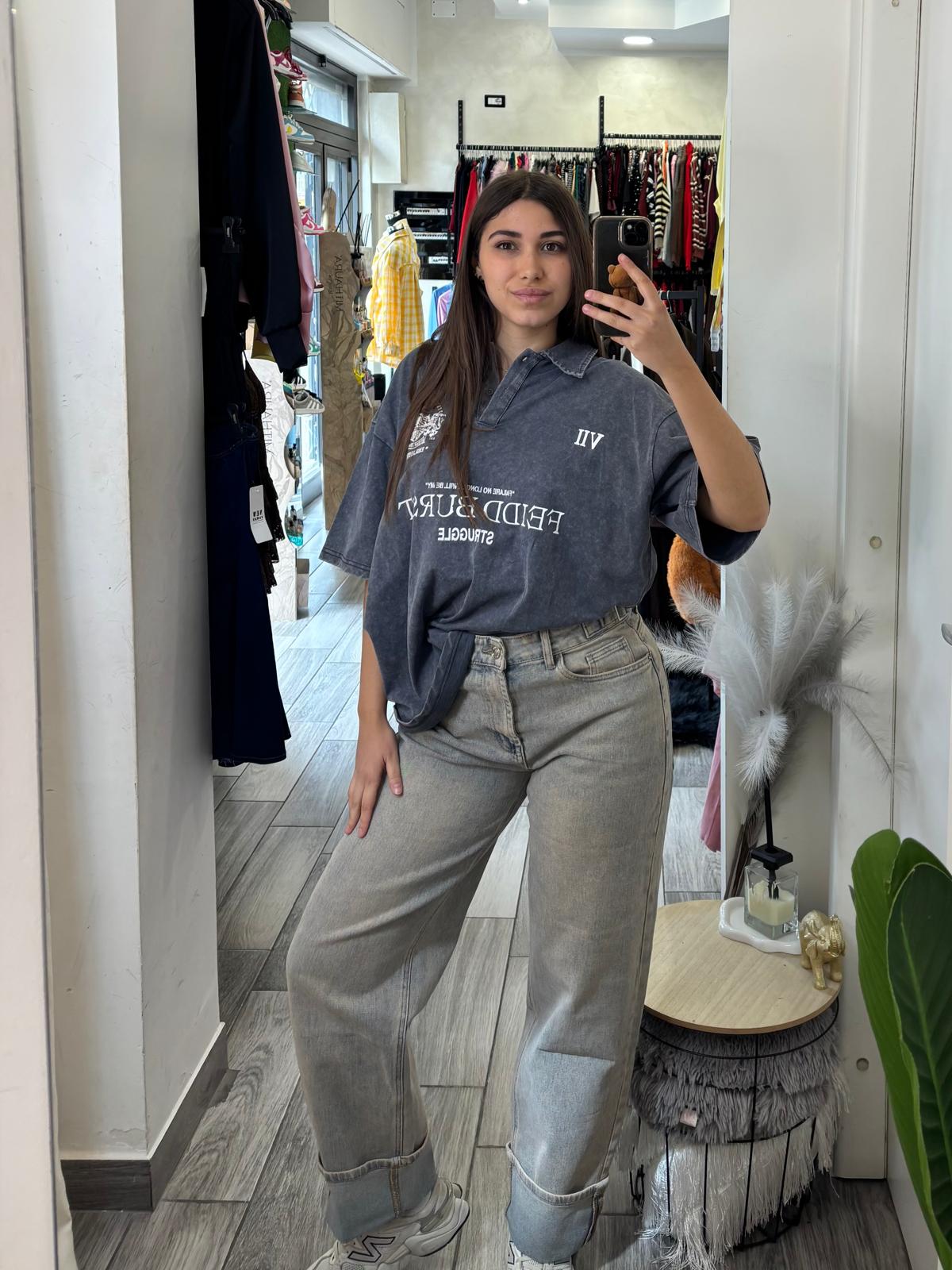 Jeans risvolto 3852
