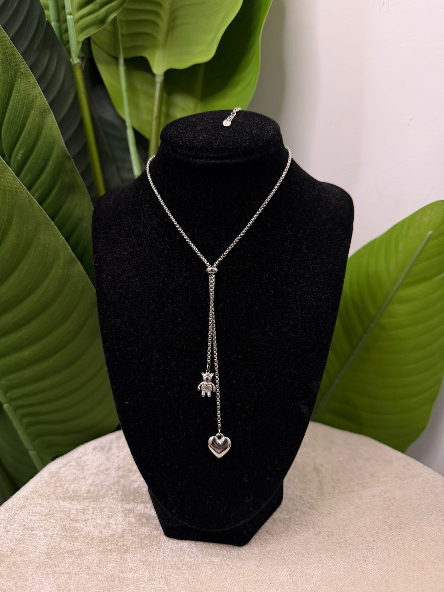 Collana sali scendi orsacchiotto cuore