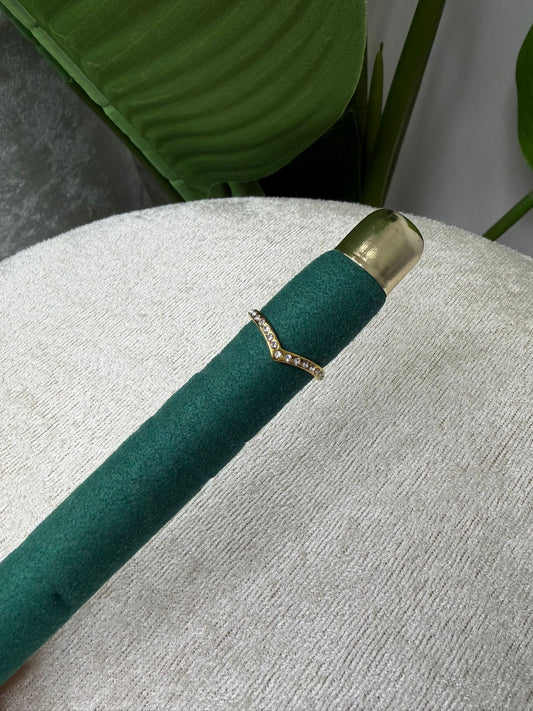 Anello strass gold