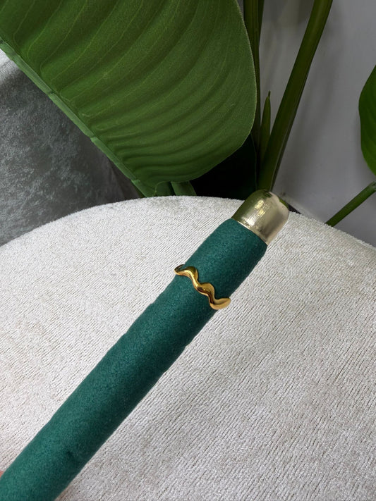 Anello mini onda gold
