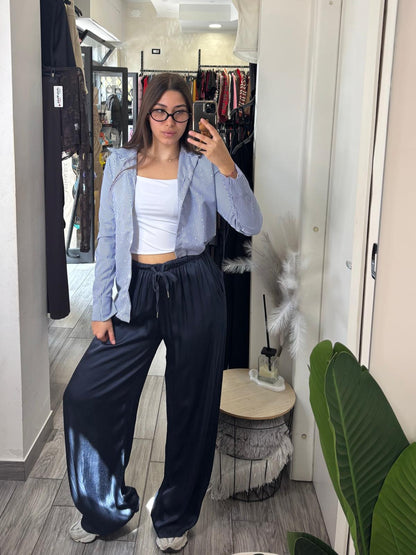 Pantalone morbido raso Marilyn 24205