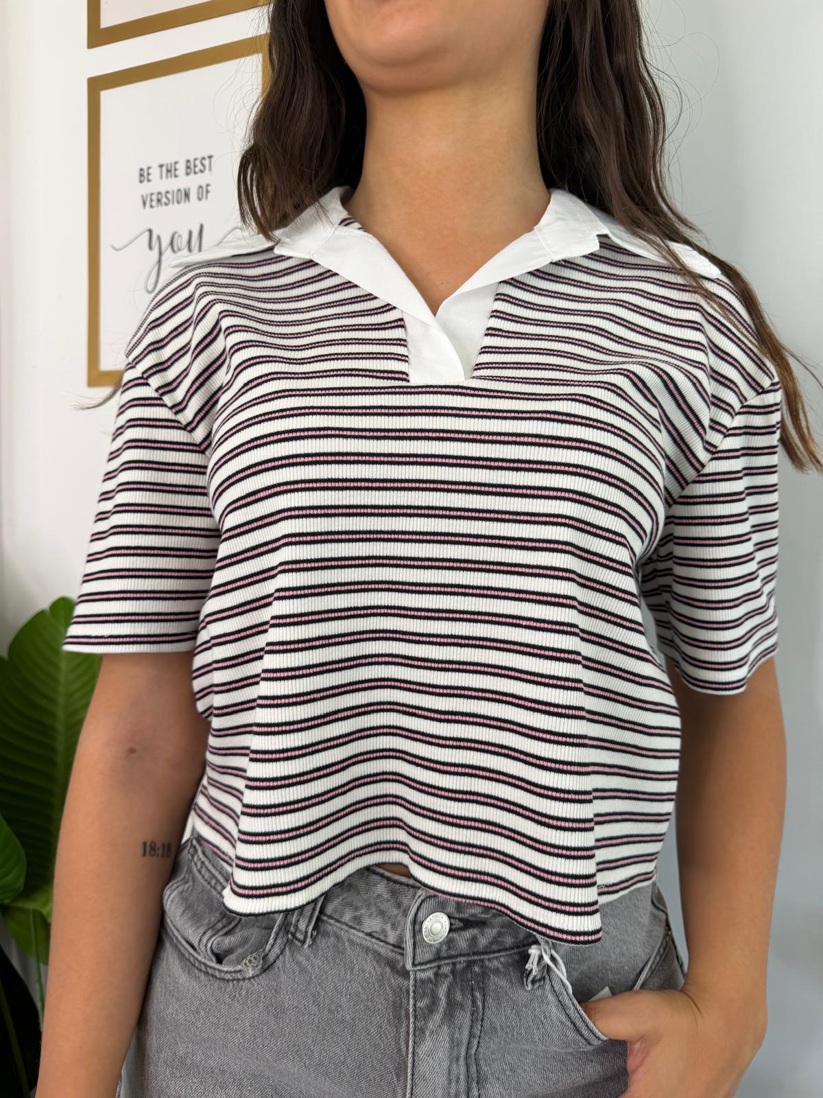 T-shirt righe 46802