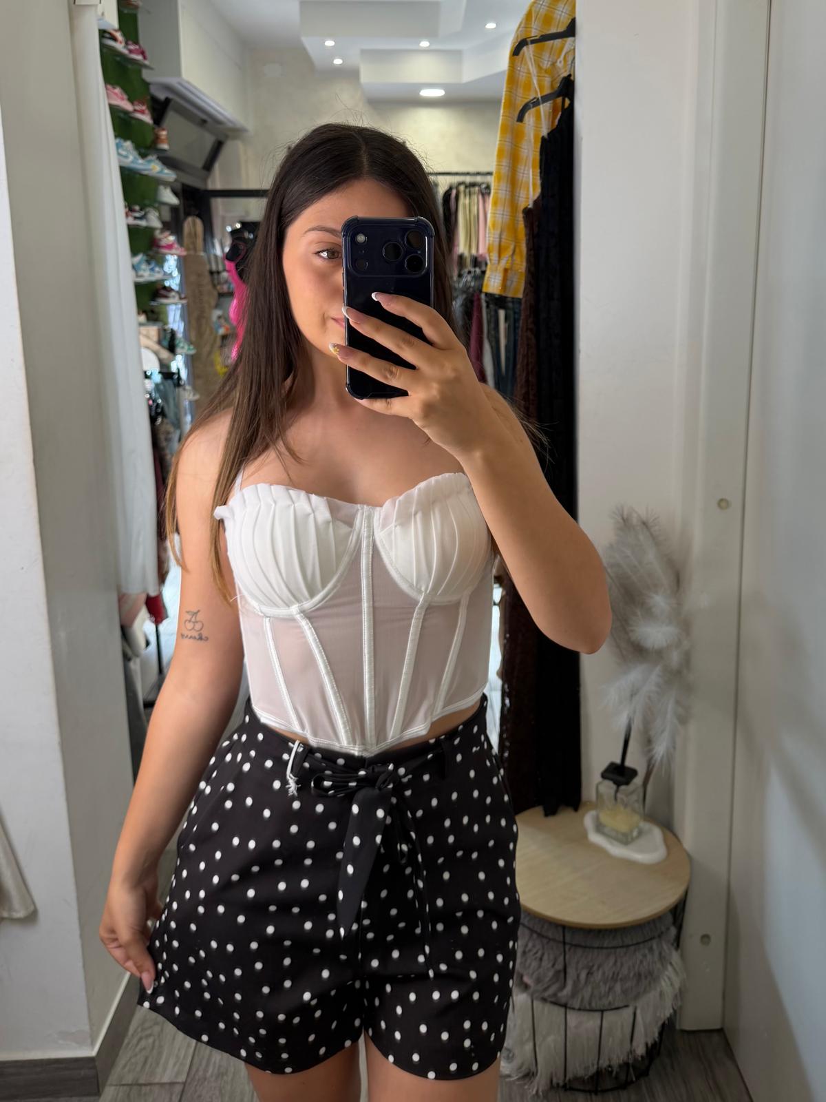 Shorts pois 6916