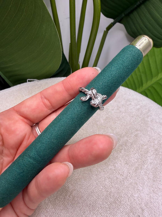 Anello nodo silver