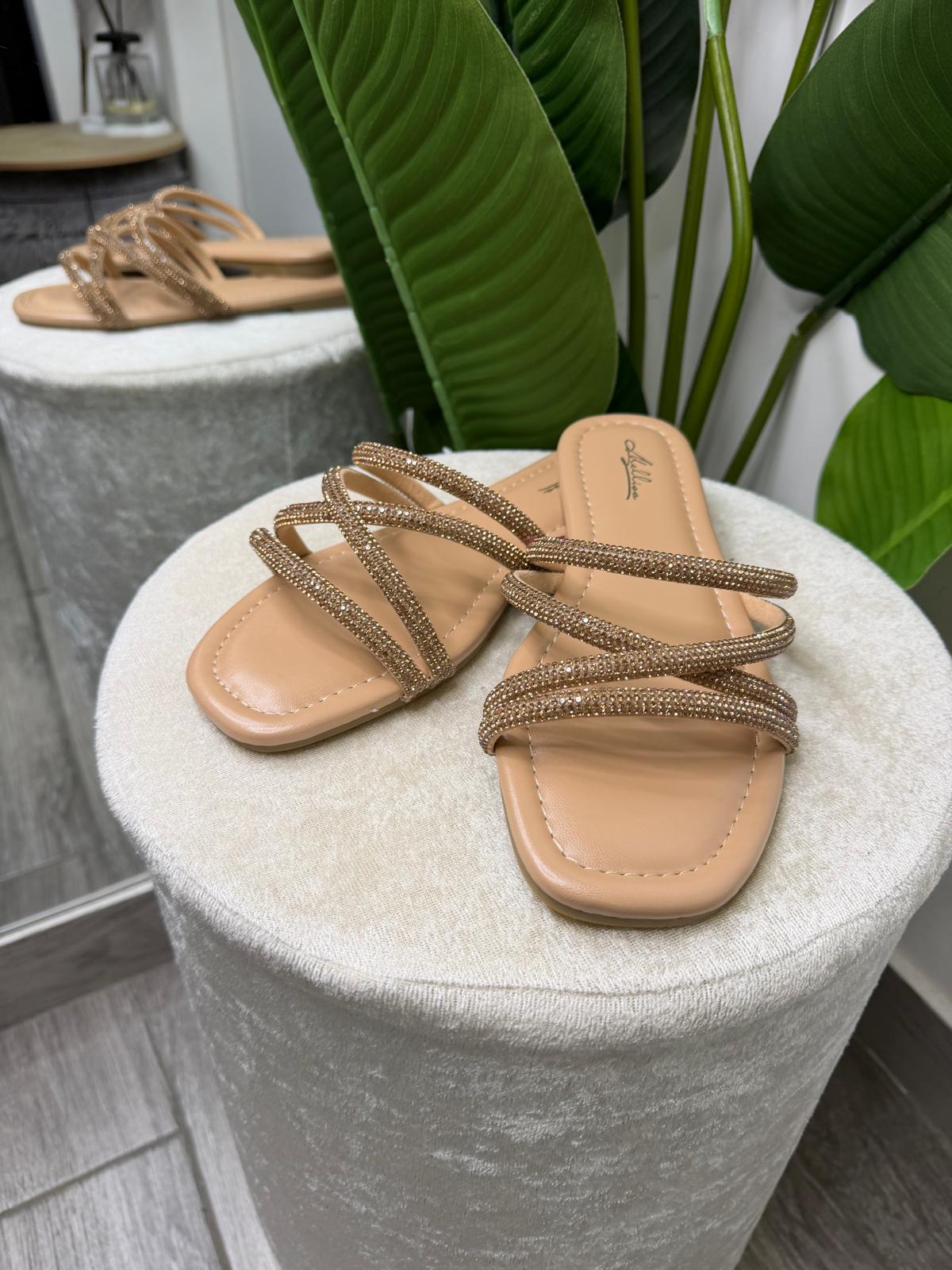 Ciabattina strass 19159