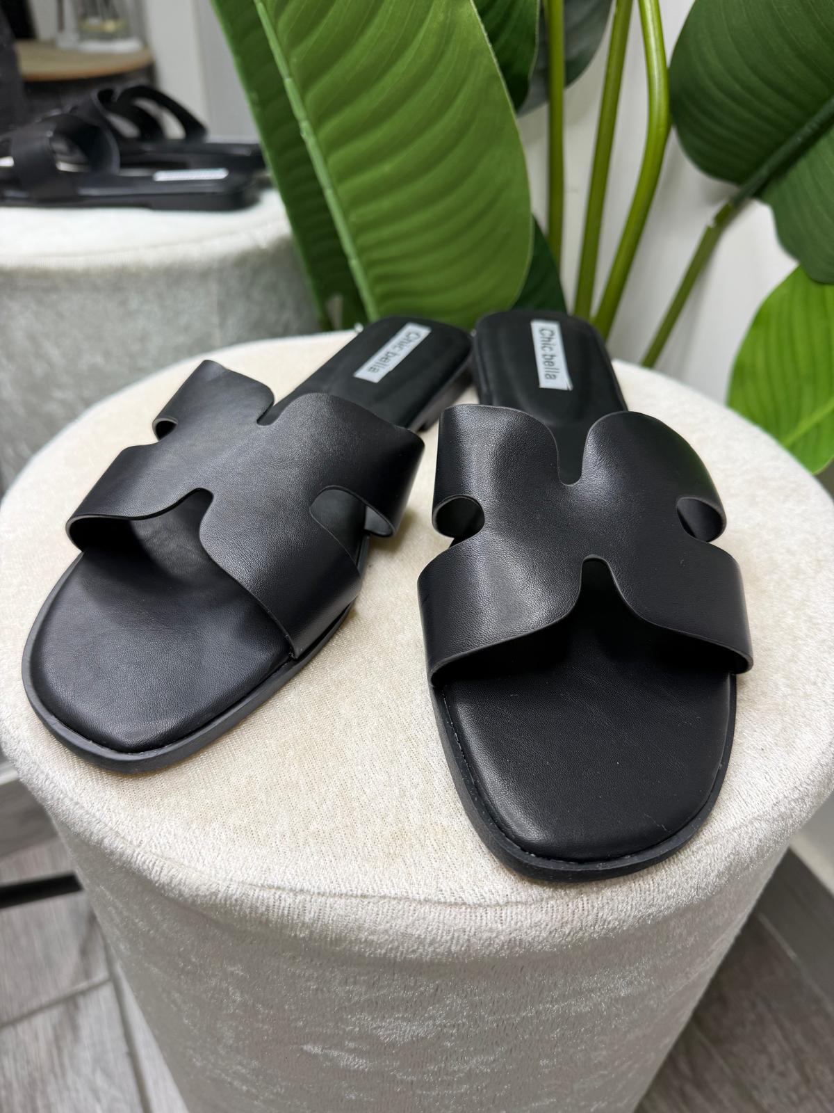 Ciabattina black 0959