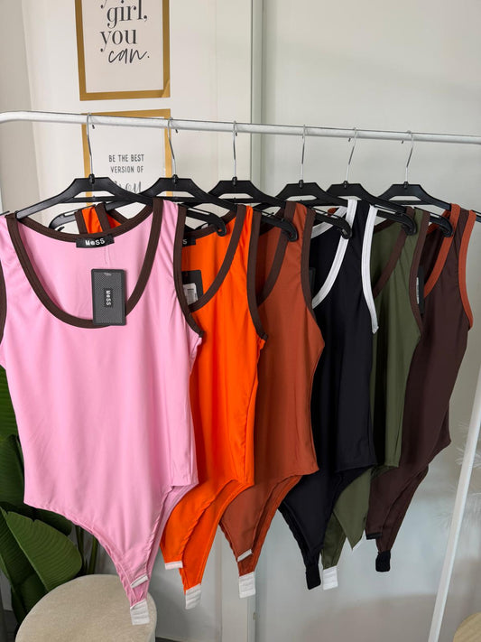Body lycra doppio colore 16733