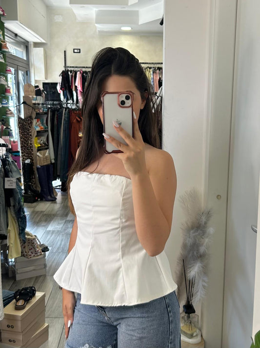 Top denim svasato 2269