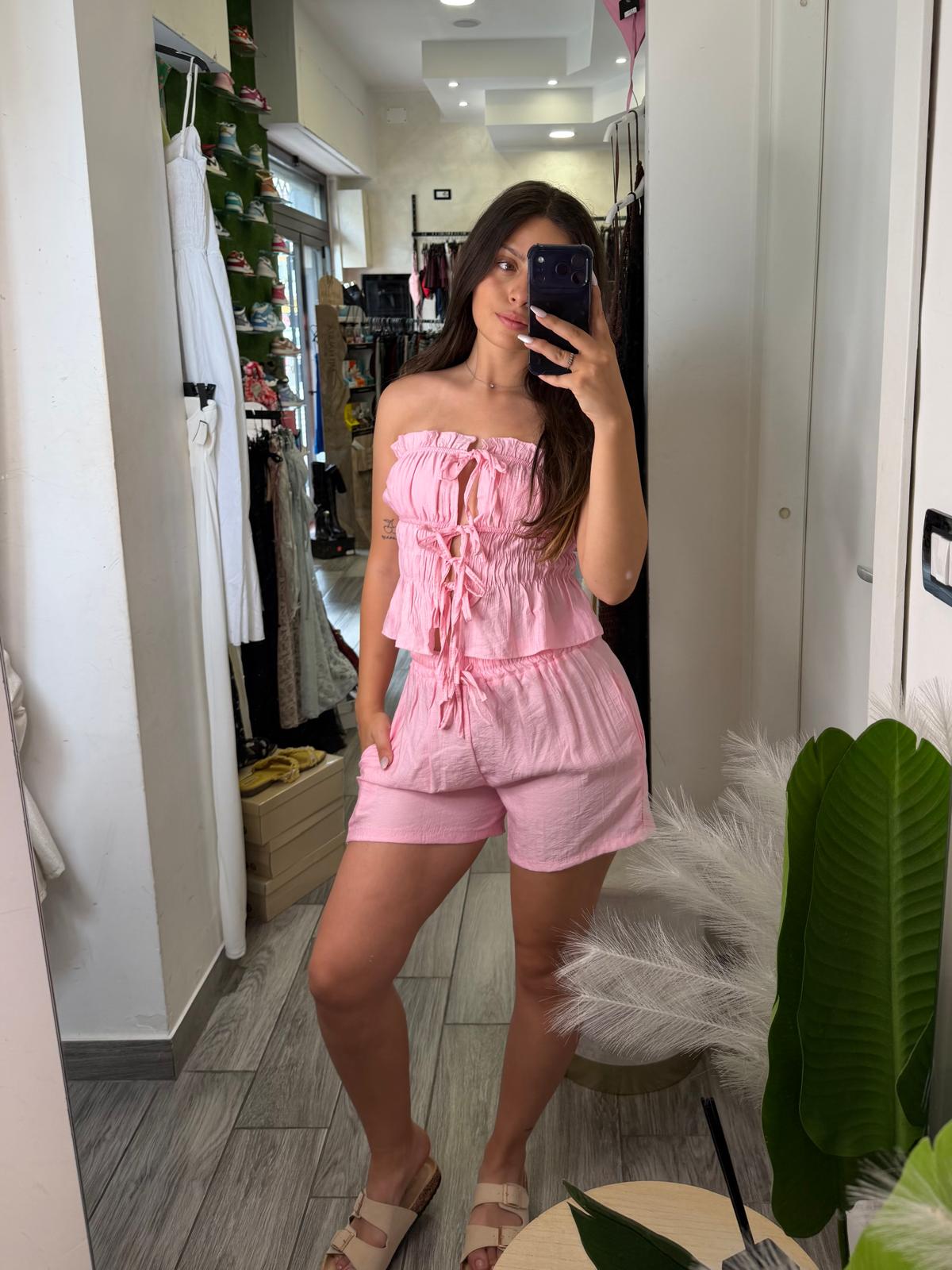 Coordinato shorts e top 1251
