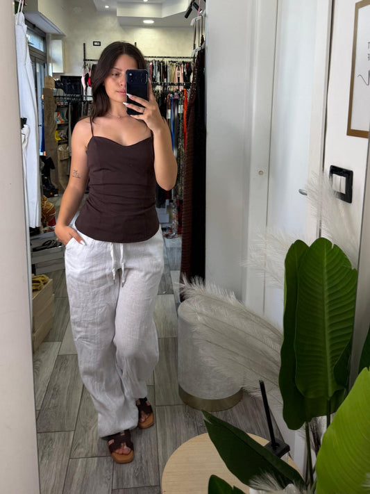 Pantalone lino 268183