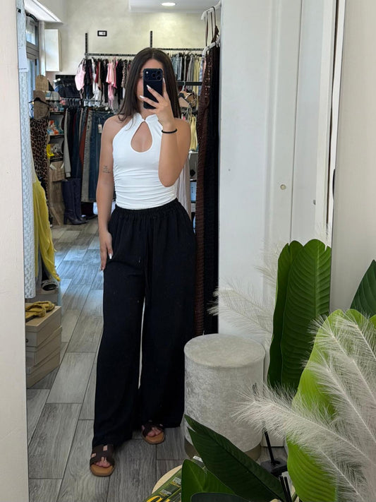 Pantalone misto viscosa  6142